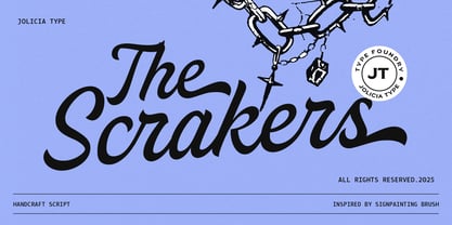 Scrakers Font Poster 1