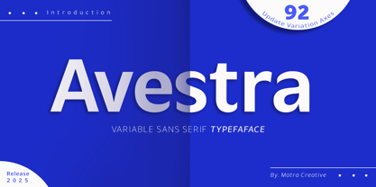 Avestra Font Poster 1