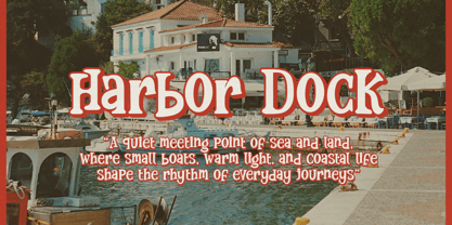 Sampan Folk Font Poster 3
