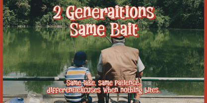 Sampan Folk Font Poster 4