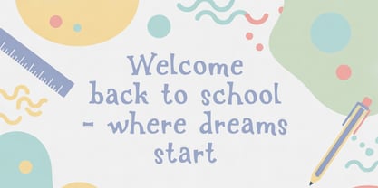 Childmar Font Poster 3