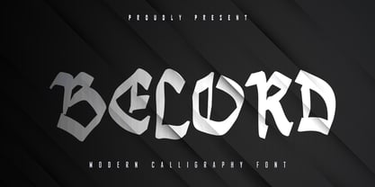 Belord Font Poster 1