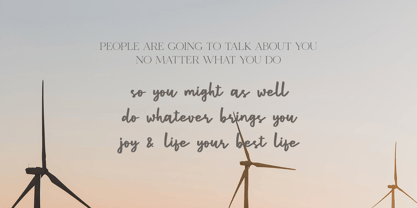 Parcely Font Poster 2