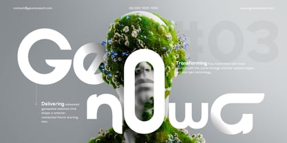 Geonowa Font Poster 13