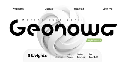 Geonowa Font Poster 1