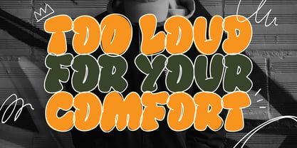 Puffy Play Font Poster 10