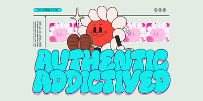 Puffy Play Font Poster 7