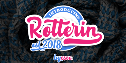 Rotterin Font Poster 1