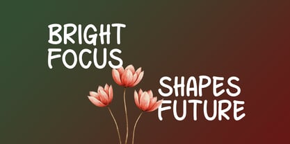 Positive Progress Font Poster 2