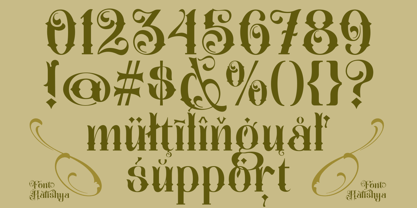 Hafishya Font Poster 6