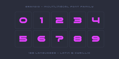 Grandio Font Poster 10
