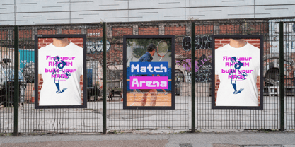 Sporty Youth Font Poster 4