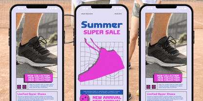 Sporty Youth Font Poster 9