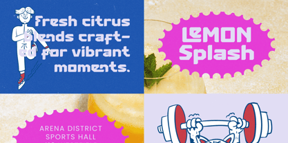 Sporty Youth Font Poster 3