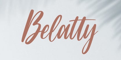 Belatty Font Poster 1