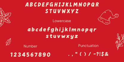 Merry Candy Font Poster 2