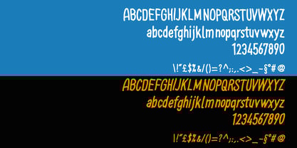 Thin Comic Font Poster 4