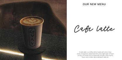 Miregha Signature Font Poster 8