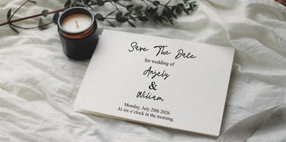 Miregha Signature Font Poster 10