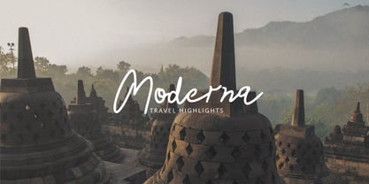 Miregha Signature Font Poster 2