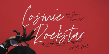 Cosmic Rockstar Font Poster 1
