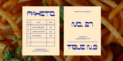 Paheto Font Poster 5