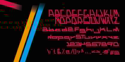 Space Paranoid Font Poster 5