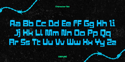 Centuro Font Poster 3