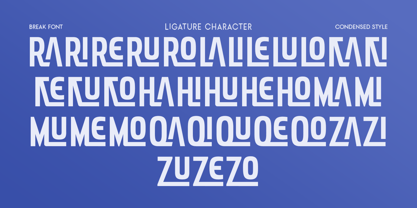 Break Font Poster 10