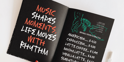 Asphalt Grunge Font Poster 2