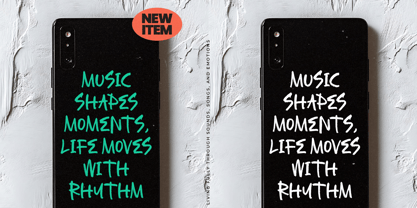 Asphalt Grunge Font Poster 5