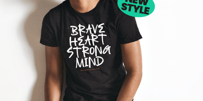 Asphalt Grunge Font Poster 3