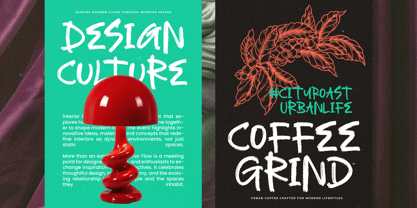 Asphalt Grunge Font Poster 4