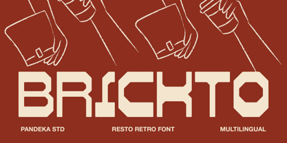 Brickto Font Poster 1