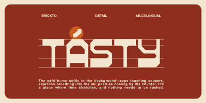 Brickto Font Poster 5