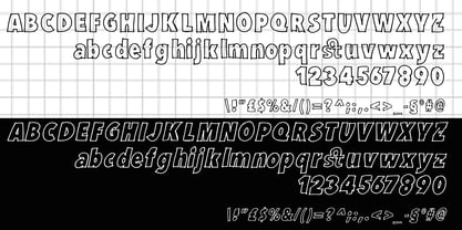 Marker Block Font Poster 6