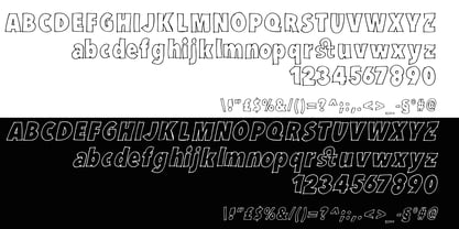 Marker Block Font Poster 5