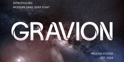 Gravion Font Poster 1