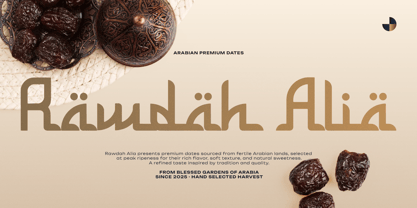 Ar Rihala Font Poster 4