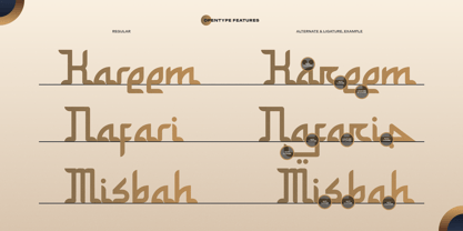 Ar Rihala Font Poster 5