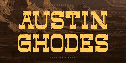 Austin Ghodes Font Poster 1
