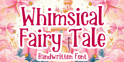 Whimsical Fairy Tale Font Poster 1