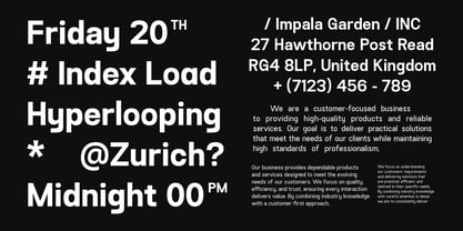 Nostard Font Poster 4