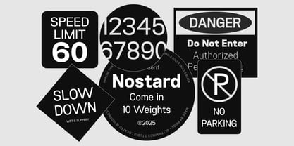 Nostard Font Poster 8