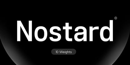 Nostard Font Poster 1