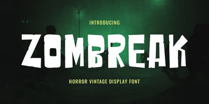 MC Zombreak Font Poster 1