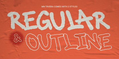 MN Tavera Font Poster 7