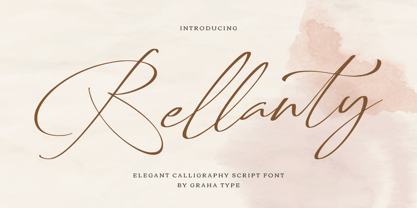 Bellanty Font Poster 1