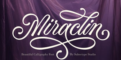 Miraclin Font Poster 1