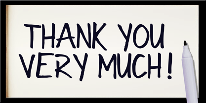 Whiteboard Quick Writing Font Poster 5